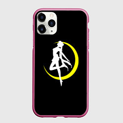 Чехол iPhone 11 Pro матовый Сейлор Мун, цвет: 3D-малиновый