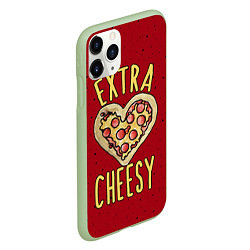 Чехол iPhone 11 Pro матовый Extra Cheesy, цвет: 3D-салатовый — фото 2