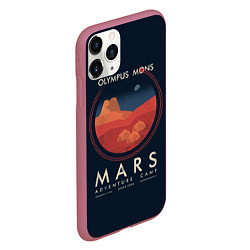 Чехол iPhone 11 Pro матовый Mars Adventure Camp, цвет: 3D-малиновый — фото 2