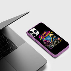Чехол iPhone 11 Pro матовый Sesame Fighter, цвет: 3D-фиолетовый — фото 2