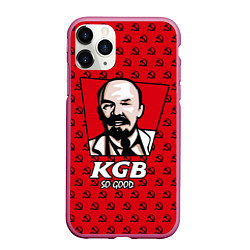 Чехол iPhone 11 Pro матовый KGB: So Good, цвет: 3D-малиновый