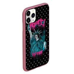 Чехол iPhone 11 Pro матовый Liberty Forever, цвет: 3D-малиновый — фото 2