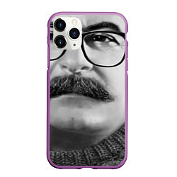 Чехол iPhone 11 Pro матовый Stalin: Style in, цвет: 3D-фиолетовый