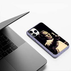 Чехол iPhone 11 Pro матовый Гран Торино, цвет: 3D-светло-сиреневый — фото 2