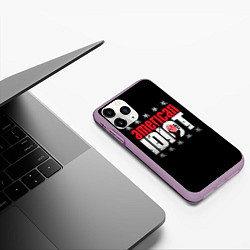 Чехол iPhone 11 Pro матовый Green Day: American idiot, цвет: 3D-сиреневый — фото 2