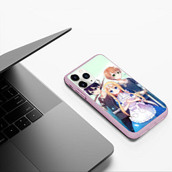 Чехол iPhone 11 Pro матовый Alice Schuberg4, цвет: 3D-розовый — фото 2