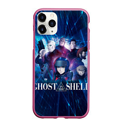 Чехол iPhone 11 Pro матовый Ghost In The Shell 10, цвет: 3D-малиновый
