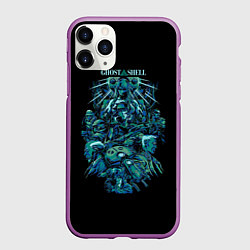 Чехол iPhone 11 Pro матовый Ghost In The Shell 7, цвет: 3D-фиолетовый