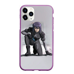 Чехол iPhone 11 Pro матовый Ghost In The Shell 5, цвет: 3D-фиолетовый