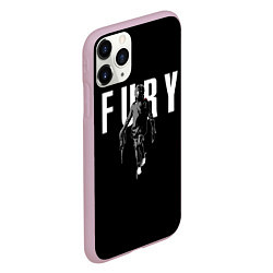 Чехол iPhone 11 Pro матовый Tretij rebenok Fury, цвет: 3D-розовый — фото 2