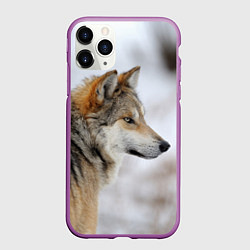 Чехол iPhone 11 Pro матовый Хозяин леса, цвет: 3D-фиолетовый