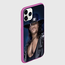 Чехол iPhone 11 Pro матовый Гробовщик 3, цвет: 3D-фиолетовый — фото 2