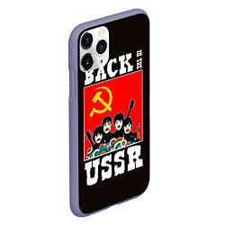 Чехол iPhone 11 Pro матовый Back In The USSR, цвет: 3D-серый — фото 2