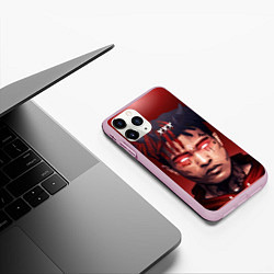 Чехол iPhone 11 Pro матовый XXXTentacion Demon, цвет: 3D-розовый — фото 2