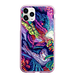 Чехол iPhone 11 Pro матовый Hyper Beast Style, цвет: 3D-розовый