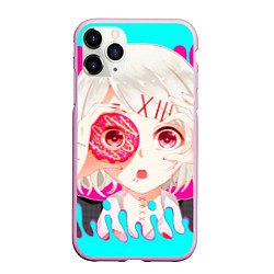 Чехол iPhone 11 Pro матовый Juuzou Suzuya, цвет: 3D-розовый