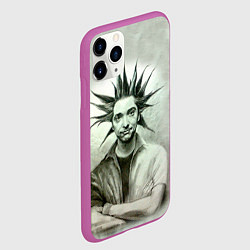 Чехол iPhone 11 Pro матовый Король и Шут, цвет: 3D-фиолетовый — фото 2