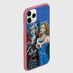 Чехол iPhone 11 Pro матовый Король и Шут, цвет: 3D-малиновый — фото 2