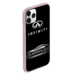 Чехол iPhone 11 Pro матовый Infiniti, цвет: 3D-розовый — фото 2