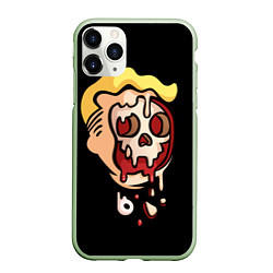 Чехол iPhone 11 Pro матовый Vault boy: Kamikaze, цвет: 3D-салатовый