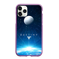 Чехол iPhone 11 Pro матовый Destiny Space, цвет: 3D-фиолетовый