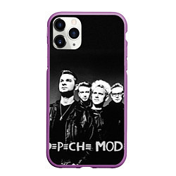 Чехол iPhone 11 Pro матовый Depeche Mode: mono