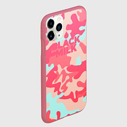 Чехол iPhone 11 Pro матовый Black Milk: pink, цвет: 3D-малиновый — фото 2