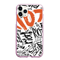 Чехол iPhone 11 Pro матовый Paramore: Riot, цвет: 3D-розовый