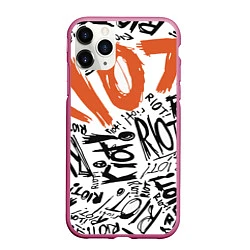 Чехол iPhone 11 Pro матовый Paramore: Riot