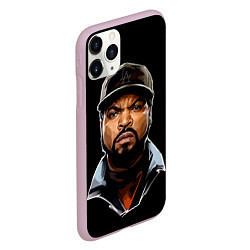 Чехол iPhone 11 Pro матовый Ice Cube, цвет: 3D-розовый — фото 2