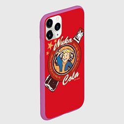 Чехол iPhone 11 Pro матовый Fallout: Nuka Cola, цвет: 3D-фиолетовый — фото 2