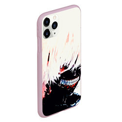 Чехол iPhone 11 Pro матовый Tokyo ghoul, цвет: 3D-розовый — фото 2