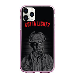 Чехол iPhone 11 Pro матовый Gotta light?, цвет: 3D-розовый