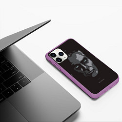 Чехол iPhone 11 Pro матовый G-Man Face, цвет: 3D-фиолетовый — фото 2