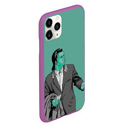 Чехол iPhone 11 Pro матовый Недоумевающий Винсент, цвет: 3D-фиолетовый — фото 2