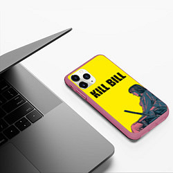 Чехол iPhone 11 Pro матовый Kill Bill, цвет: 3D-малиновый — фото 2