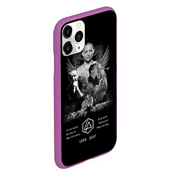 Чехол iPhone 11 Pro матовый Bennington Memories, цвет: 3D-фиолетовый — фото 2