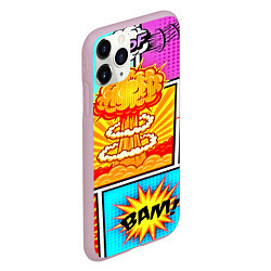 Чехол iPhone 11 Pro матовый Pop Art, цвет: 3D-розовый — фото 2