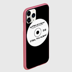 Чехол iPhone 11 Pro матовый SOAD: Steal this album, цвет: 3D-малиновый — фото 2