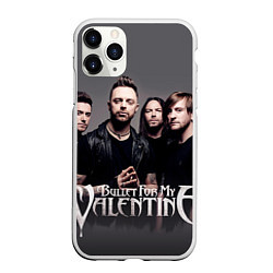 Чехол iPhone 11 Pro матовый Bullet For My Valentine, цвет: 3D-белый