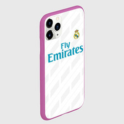 Чехол iPhone 11 Pro матовый Real Madrid, цвет: 3D-фиолетовый — фото 2