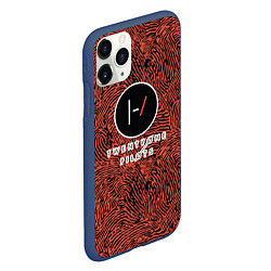 Чехол iPhone 11 Pro матовый Twenty One Pilots, цвет: 3D-тёмно-синий — фото 2