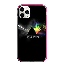 Чехол iPhone 11 Pro матовый Pink Floyd Logo, цвет: 3D-малиновый