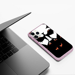 Чехол iPhone 11 Pro матовый Metalocalypse: Dethklok Face, цвет: 3D-розовый — фото 2