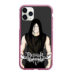 Чехол iPhone 11 Pro матовый Dethklok Man, цвет: 3D-малиновый