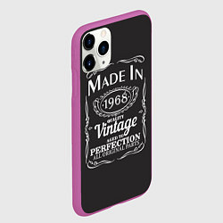 Чехол iPhone 11 Pro матовый Сделано в 1968, цвет: 3D-фиолетовый — фото 2