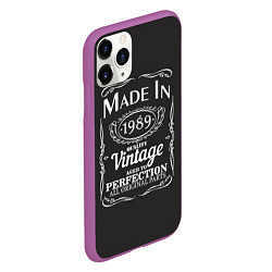 Чехол iPhone 11 Pro матовый Сделано в 1989, цвет: 3D-фиолетовый — фото 2