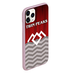 Чехол iPhone 11 Pro матовый Twin Peaks, цвет: 3D-розовый — фото 2