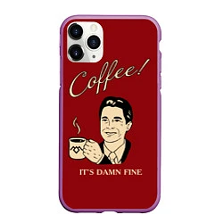 Чехол iPhone 11 Pro матовый Coffee: it's damn fine