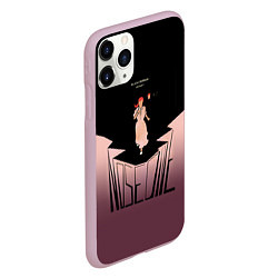 Чехол iPhone 11 Pro матовый Black Mirror: Noseone, цвет: 3D-розовый — фото 2